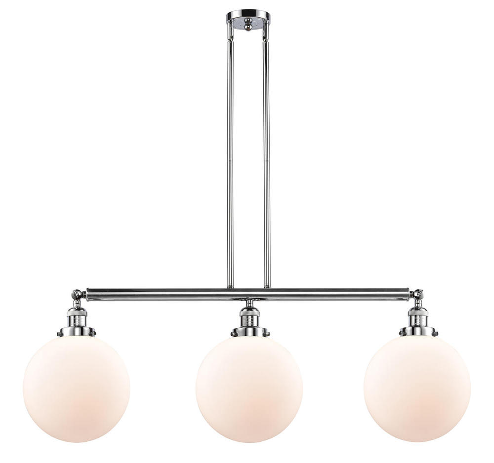 Beacon - 3 Light - 42 inch - Polished Chrome - Stem Hung - Adjustable Island Light