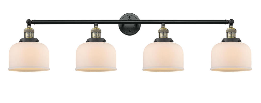 Bell - 4 Light - 44 inch - Black Antique Brass - Adjustable Bath Vanity Light