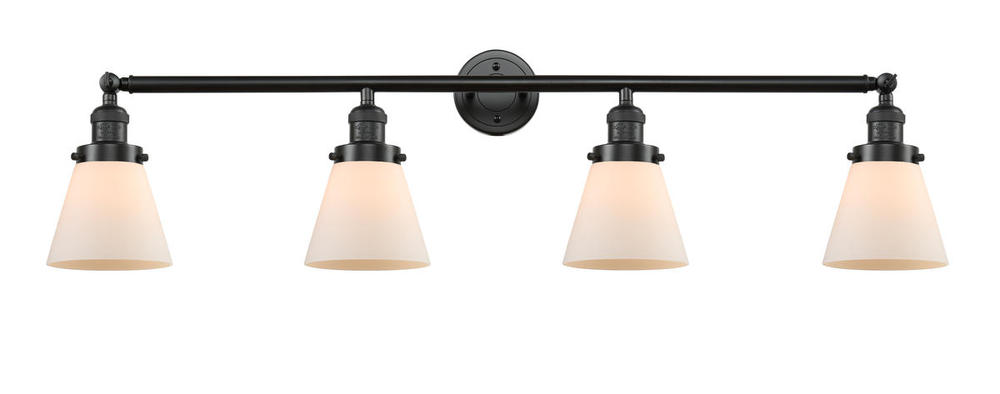 Cone - 4 Light - 42 inch - Oil Rubbed Bronze - Adjustable Bath Vanity Light