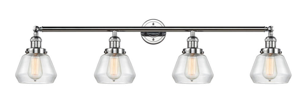 Fulton - 4 Light - 43 inch - Polished Chrome - Adjustable Bath Vanity Light