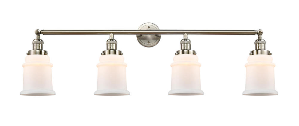 Canton - 4 Light - 42 inch - Brushed Satin Nickel - Adjustable Bath Vanity Light