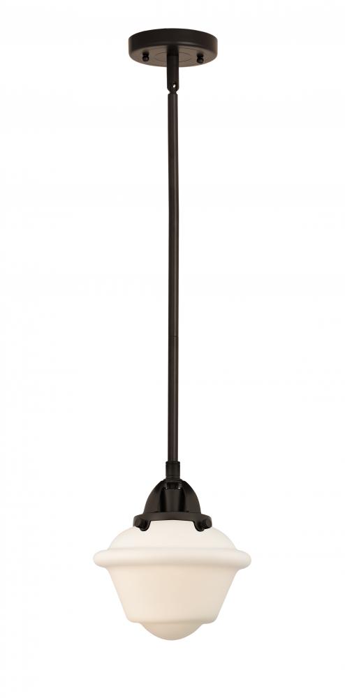 Oxford - 1 Light - 8 inch - Oil Rubbed Bronze - Cord hung - Mini Pendant