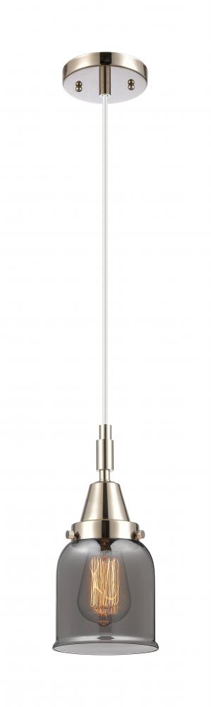 Bell - 1 Light - 5 inch - Polished Nickel - Mini Pendant