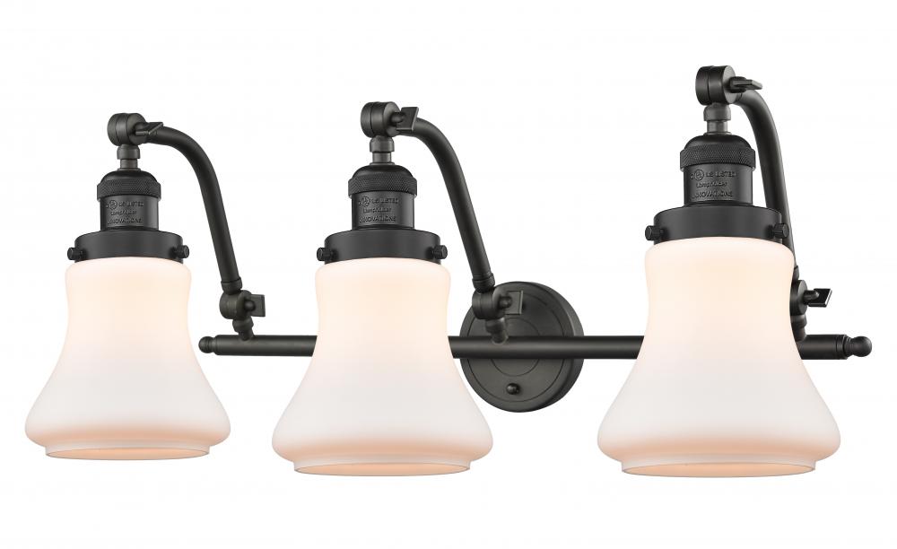 Bellmont - 3 Light - 28 inch - Oil Rubbed Bronze - Adjustable Bath Vanity Light