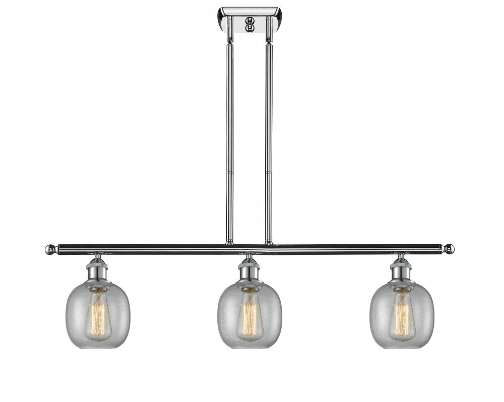Belfast - 3 Light - 36 inch - Polished Chrome - Cord hung - Island Light