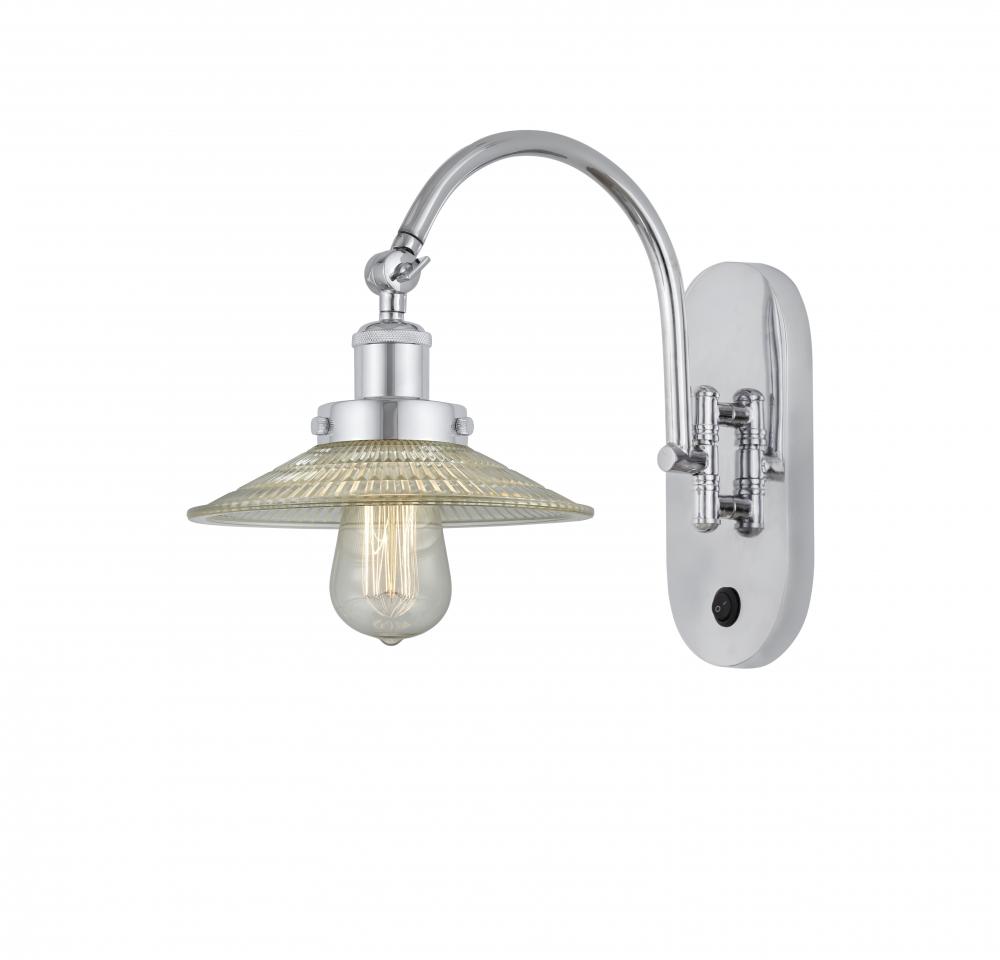 Halophane - 1 Light - 9 inch - Polished Chrome - Adjustable Swing Arm