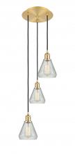 Innovations Lighting 113B-3P-SG-G275 - Conesus - 3 Light - 13 inch - Satin Gold - Cord Hung - Multi Pendant