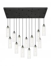 Innovations Lighting 154BK-B-13P-BK-G434-12CL - Crown Point - 13 Light - 54 inch - Matte Black - Multi Pendant