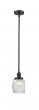 Innovations Lighting 201S-OB-G302-LED - Colton - 1 Light - 6 inch - Oil Rubbed Bronze - Stem Hung - Mini Pendant