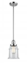 Innovations Lighting 201S-PC-G182-LED - Canton - 1 Light - 7 inch - Polished Chrome - Stem Hung - Mini Pendant