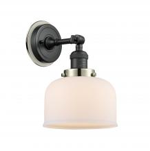 Innovations Lighting 203BK-BPPN-HRPN-G71 - Bell - 1 Light - 8 inch - Matte Black - Sconce