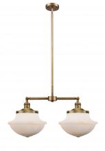 Innovations Lighting 209-BB-G541 - Oxford - 2 Light - 25 inch - Brushed Brass - Stem Hung - Adjustable Island Light
