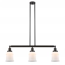 Innovations Lighting 213-OB-G181 - Canton - 3 Light - 39 inch - Oil Rubbed Bronze - Stem Hung - Adjustable Island Light
