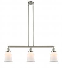 Innovations Lighting 213-SN-G181 - Canton - 3 Light - 39 inch - Brushed Satin Nickel - Stem Hung - Adjustable Island Light