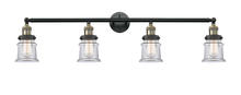 Innovations Lighting 215-BAB-G182S - Canton - 4 Light - 42 inch - Black Antique Brass - Adjustable Bath Vanity Light