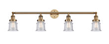 Innovations Lighting 215-BB-G184S - Canton - 4 Light - 42 inch - Brushed Brass - Adjustable Bath Vanity Light