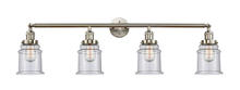 Innovations Lighting 215-SN-G184 - Canton - 4 Light - 42 inch - Brushed Satin Nickel - Adjustable Bath Vanity Light