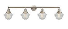 Innovations Lighting 215-SN-G534 - Oxford - 4 Light - 46 inch - Brushed Satin Nickel - Adjustable Bath Vanity Light