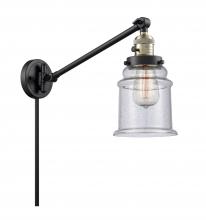 Innovations Lighting 237-BAB-G184 - Canton - 1 Light - 8 inch - Black Antique Brass -Adjustable Swing Arm