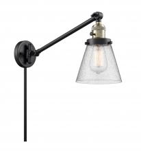 Innovations Lighting 237-BAB-G64-LED - Cone - 1 Light - 8 inch - Black Antique Brass -Adjustable Swing Arm