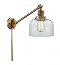 Innovations Lighting 237-BB-G72 - Bell - 1 Light - 8 inch - Brushed Brass -Adjustable Swing Arm