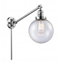 Innovations Lighting 237-PC-G204-8 - Beacon - 1 Light - 8 inch - Polished Chrome -Adjustable Swing Arm