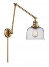 Innovations Lighting 238-BB-G74 - Bell - 1 Light - 8 inch - Brushed Brass -Adjustable Swing Arm