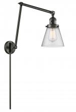 Innovations Lighting 238-OB-G64 - Cone - 1 Light - 8 inch - Oil Rubbed Bronze -Adjustable Swing Arm