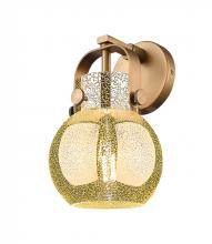 Innovations Lighting 423-1W-BB-G410-6ME - Pilaster II Sphere - 1 Light - 7 inch - Brushed Brass - Sconce