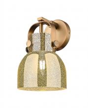Innovations Lighting 423-1W-BB-G412-6ME - Pilaster II Bell - 1 Light - 7 inch - Brushed Brass - Sconce
