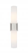 Innovations Lighting 428-2WL-SN-G428-12WH - Bolivar - 2 Light - 5 inch - Satin Nickel - Bath Vanity Light