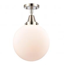 Innovations Lighting 447-1C-PN-G201-10 - Beacon - 1 Light - 10 inch - Polished Nickel - Semi-Flush Mount