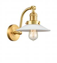 Innovations Lighting 515-1W-SG-G1 - Halophane - 1 Light - 9 inch - Satin Gold - Adjustable Sconce
