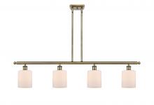 Innovations Lighting 516-4I-AB-G111 - Cobbleskill - 4 Light - 48 inch - Antique Brass - Cord hung - Island Light