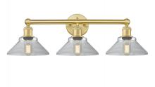 Innovations Lighting 616-3W-SG-G132 - Orwell - 3 Light - 26 inch - Satin Gold - Bath Vanity Light