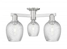 Innovations Lighting 716-3F-SN-G292 - Salina - 3 Light - 23 inch - Brushed Satin Nickel - Semi-Flush Mount