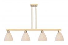 Innovations Lighting 716-4I-CB-NBD-75-NAT - Bristol Natural - 4 Light - 48 inch - Champagne Bronze - Cord hung - Island Light