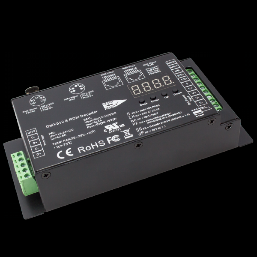 5 Channel DMX Receiver