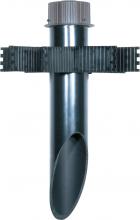  60/680 - 3" Diameter Mounting Post- PVC- Light Gray Finish