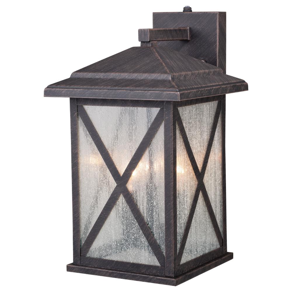 Maxwell 9-in Outdoor Wall Light Rust Iron