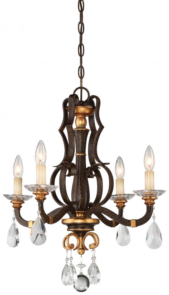 CHATEAU NOBLES - 4 LIGHT MINI CHANDELIER