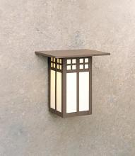 Arroyo Craftsman GW-9TN-BK - 9" glasgow flush wall mount