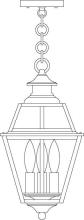 Arroyo Craftsman INH-8GRCS-AC - 8" inverness pendant with glass roof