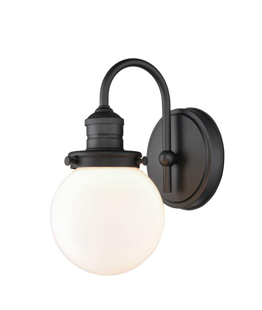 Ella 1-Light Wall Sconce Matte Black