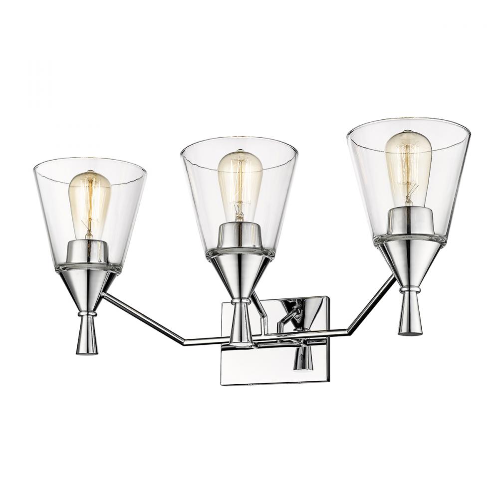 Artini 3-Light Vanity Chrome