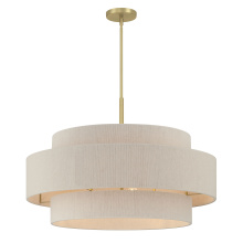 Millennium 208106-VB - Helbert 30" Wide 6-Light Pendant