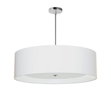 Dainolite HEL-304P-PC-WH - 4LT Helena Pendant PC, White w/White Diffuser