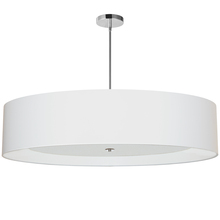 Dainolite HEL-406P-PC-WH - 6LT Helena Pendant PC, WH w/WH Diffuser