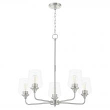 Quorum 6313-5-65 - Raymond 5 Light Chandelier, Satin Nickel