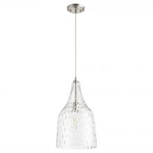 Quorum 8142-65 - 10" CLEAR GLS PEND - STN